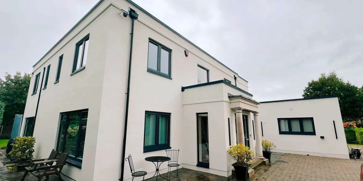 Project 1 after Silicone render & external wall insulation