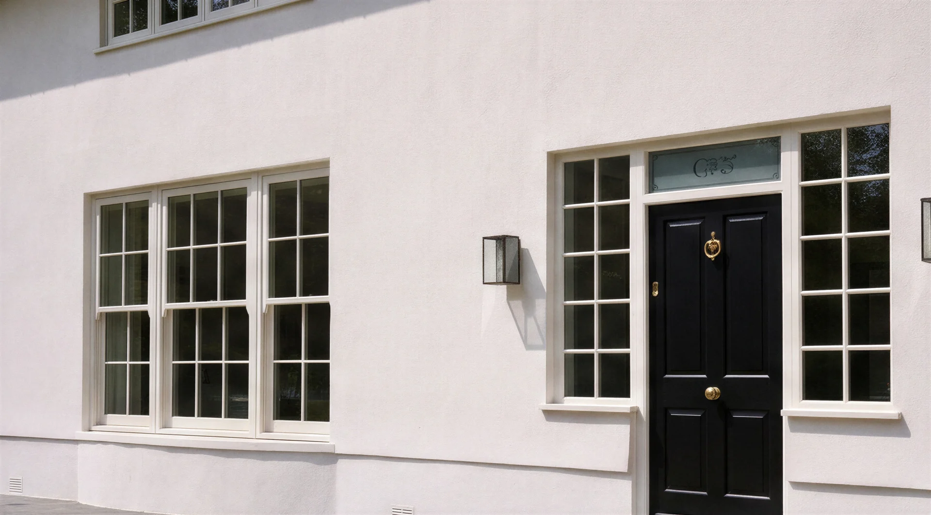 Home finished in silicone render